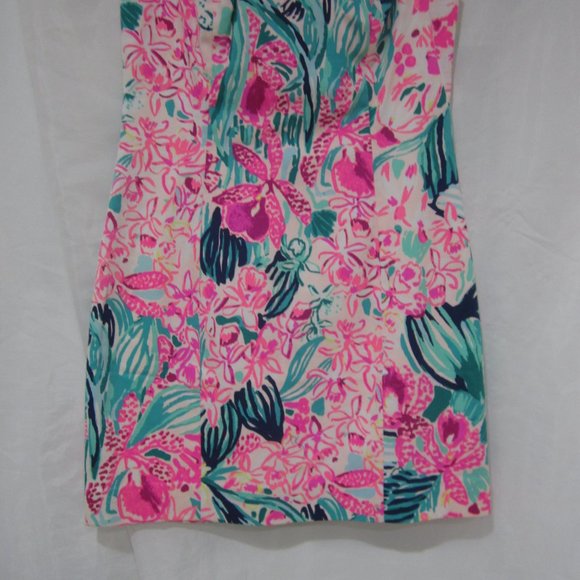 Lilly Pulitzer 4 NWT Mila Stretch Shift Dress Via Flora - Picture 4 of 8
